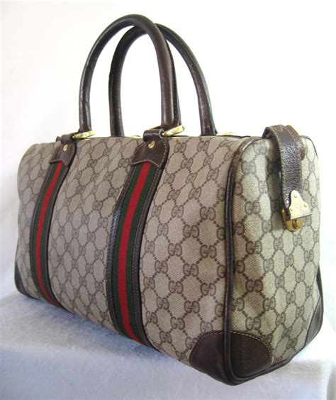 tan gucci duffle bag|gucci duffle bag vintage.